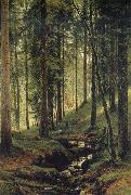 Ivan Shishkin The Brook in the Forest oil on canvas